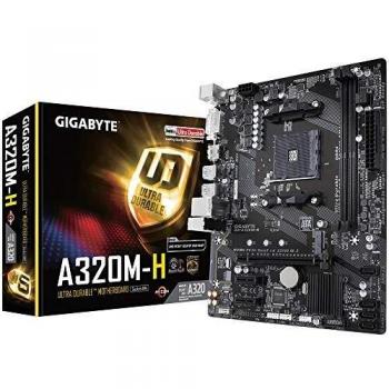 Placa Base Gigabyte A320M-H, Zócalo AM4, Micro ATX, AMD A320, 2DDR4, HDMI, PCIE3.0, SATA3 USB3.1