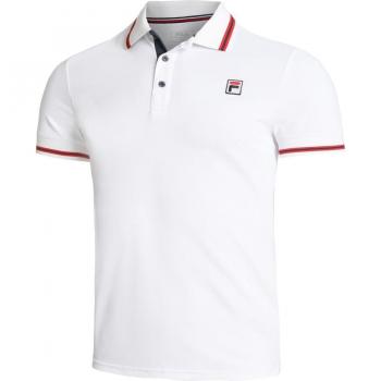 Fila Torso-Ropa Polo Button Piro para Hombre Blanco Blanco Talla:XX-Large