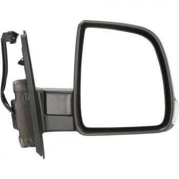 Retrovisor Alkar 9236929 - Espejo retrovisor, tipo izquierdo, con ajuste manual, cristal convexo, acabado negro, compatible con varios modelos de vehículos
