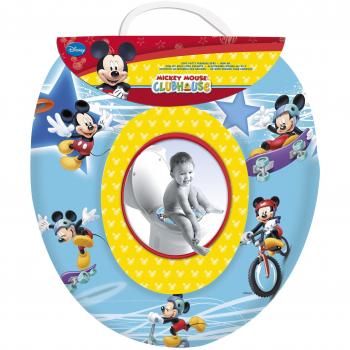 Elevador para asiento de inodoro de Mickey Mouse para niños pequeños