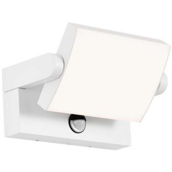 Aplique LED Rectangular V-TAC 17W 120LM/W con Sensor PIR Giratorio Color Blanco 3000K IP65