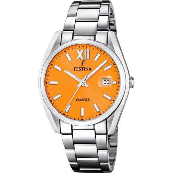 Reloj Festina F20683/7 Acero Clásico con Correa de Acero Inoxidable 316L para Hombre