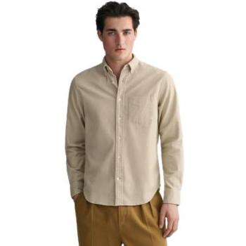GANT Men's Regular Fit Corduroy Shirt - Beige