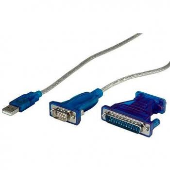 VALUE Cable convertidor de USB a serie, turquesa, 1,8 m