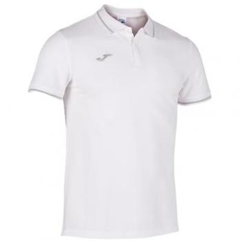 Polo Confort II Manga Corta Hombre Blanco