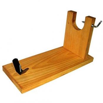 IMEX EL ZORRO Banqueta Soporte jamonero, Madera, Marrón, 16x40x18 cm