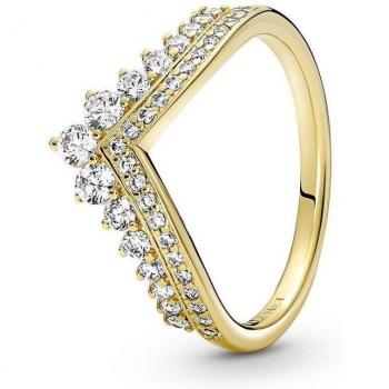 Anillo Tiara Deseo Pandora en Dorado con Circonitas Cúbicas - Talla 50