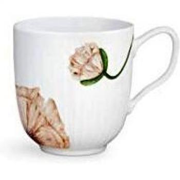 Kähler Hammershøi Poppy taza, cerámica, Blanco
