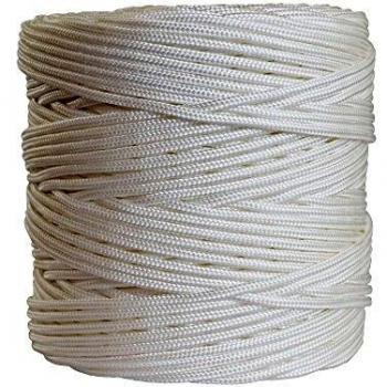 Wurko Cuerda Trenzada, Nylon, Blanco, 17x17x16 cm