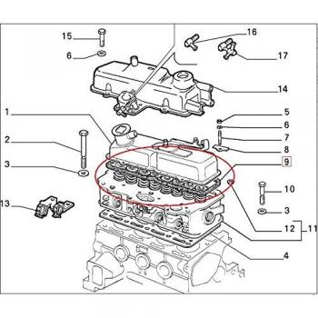 Junta de Tapa de Culata REINZ 71-12828-00 para FIAT, SEAT y LANCIA