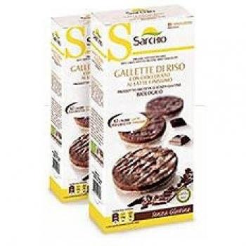 Sarchio - Gallette Di Riso Con Cioccolato Al Latte Finissimo - 100g