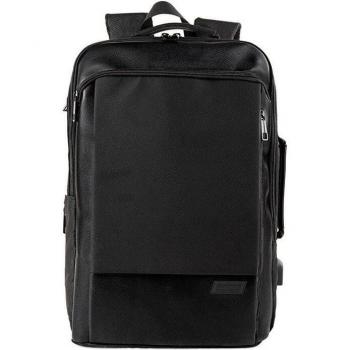 Mochila Liverpool para portátil en color negro con compartimentos acolchados
