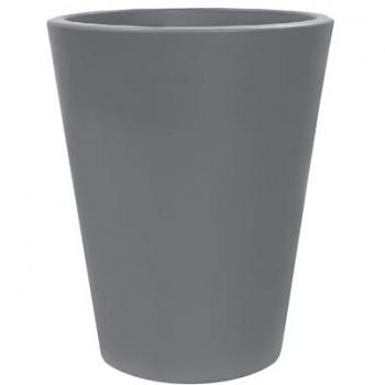 Maceta Corsa 40 Blanco - Polietileno - Fácil Limpieza - Resistente a Impactos - 22L