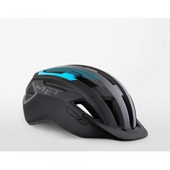 MET Casco All Road S(52-56), Adultos Unisex, Multicolor (Negro Azul)