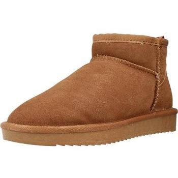 Gioseppo Women's Low Fur-Lined Ankle Boots in Camel