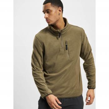 Brandit Olive Half-Zip Fleece Troyer for Men 2XL