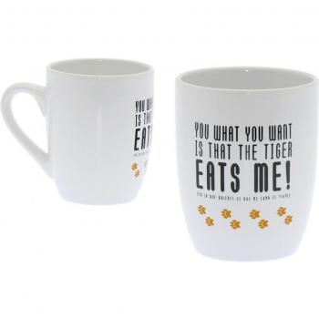 Home Line Taza con Frase Graciosa en Cerámica
