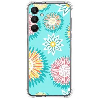 Funda de Silicona Antigolpes para Samsung Galaxy A25 5G con Diseño de Flores 05