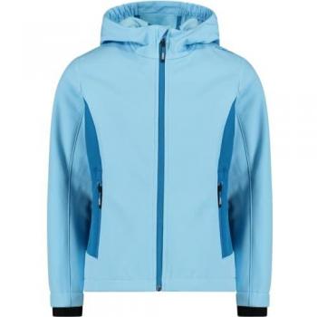 CMP Kids Softshell Jacket with Fixed Hood - Anise/Jade