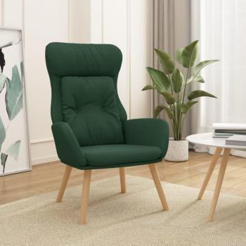 Sillón de relax de tela en color gris claro, gris oscuro y crema - Sillón cómodo para dormitorio y sala, modelo vidaXL