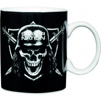 Slayer Taza de café Nation de porcelana, color negro, 8 cm