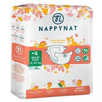 Pañales Nappynat MAXI PLUS 14-25KG/18 uds