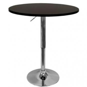 Mesa Bar Zilix Redonda 80 cm - Color Negro
