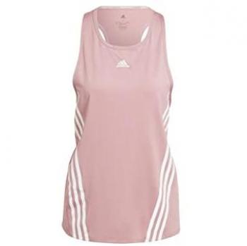 Camiseta de Tirantes Adidas Train Icons para mujer en color rosa, talla M, 100% algodón