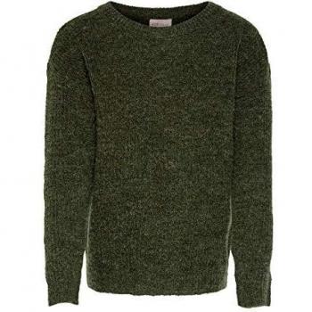 Only Detailed - Jersey de punto para mujer marrón 122/128 cm