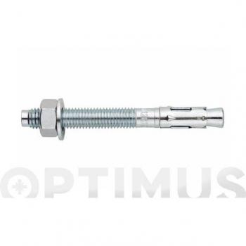 Anclaje metálico cargas altas macho cincado 6 uds Ø 10-10 x 90