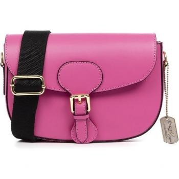 Bolso bandolera Anghiari de piel auténtica con acabado Ruga - FIRENZE ARTEGIANI