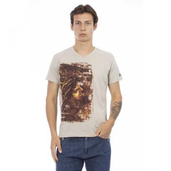 Trussardi Action Beige Cotton T-Shirt - M