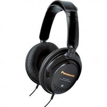 Panasonic RP-HTF295E-K Auriculares de Diadema Cerrados, Cable Largo, Sonido Hi-Fi, Aislamiento de Ruido, Diseño Ergonómico, Unidad de Control 40 mm, Color Negro