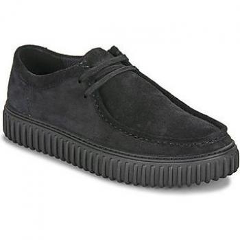 Clarks Torhill Lo Black Suede Men's Casual Shoes