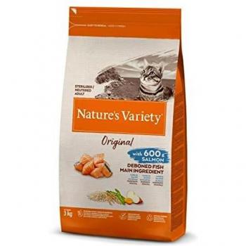 Nature's Variety Original - Pienso para gatos esterilizados con salmón sin espinas 3 Kg