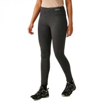 Regatta Women's Holeen II Insulated Winter Leggings - Seal Grey Marl, Size 14 R
