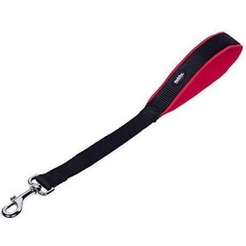 Correa corta para perro Nobby Classic Preno de neopreno roja 30cm