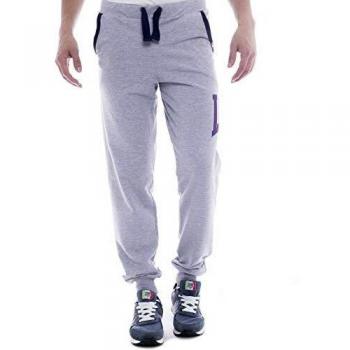 LEONE - Pantalones de Hombre - Grey Melange