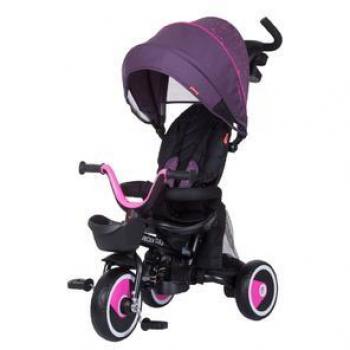 Triciclo evolutivo plegable Chipolino VECTOR MG con asiento reversible lila