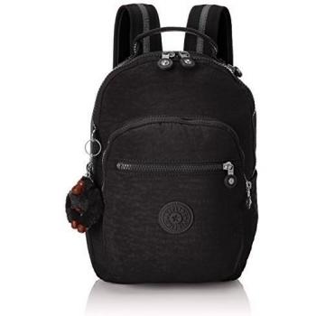 Kipling SEOUL GO Mochila escolar, 44 cm, 27 litros, Negro