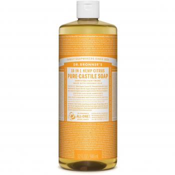 Dr. Bronner's 18-in-1 Citrus Orange Liquid Soap 945ml