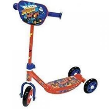 Saica- Patinete 3 Ruedas Blaze & The Monster Machine Blaze & Monster, Multicolor