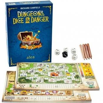 Ravensburger - Dungeons, Dice and Danger, Juegos de Estrategia, 2-4 Jugadores, 10+ Años