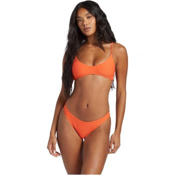 Top de bikini de mujer Billabong Tanlines naranja - XL