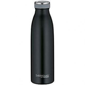 Botella Térmica Isotérmica Thermos 500 ml - Color Negro, Tapón de Rosca