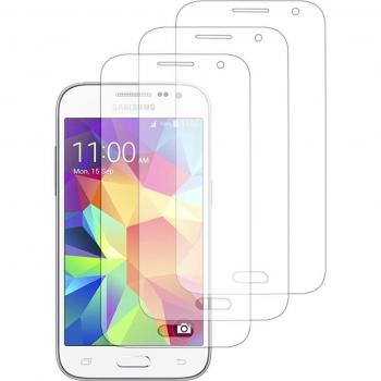Funda de piel sintética con tapa y función atril para Samsung Galaxy Core Prime, SM-G360F/4 g SM-G361F/G360GY G360P G360FY G360BT/DS/DS/DS G360H G360HU G360M/DS/DS 3 protectores de pantalla, 1-Soporte de coche para Pinza giratoria ajustable con GPS