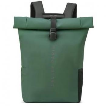 Mochila Delsey Paris Turenne Soft Rolltop 46 Cm 26L Verde