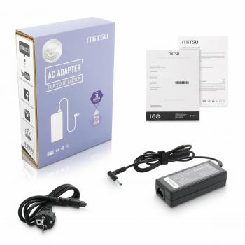 Cargador de portátil Mitsu 5ZM032 65W - Enchufe EU - Negro - Voltaje 19.5V - Compatible con Varios Modelos - MITSU 19.5V 3.33A