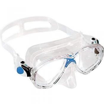 Cressi Marea - Gafas de Snorkeling Unisex, Color Transparente/Azul