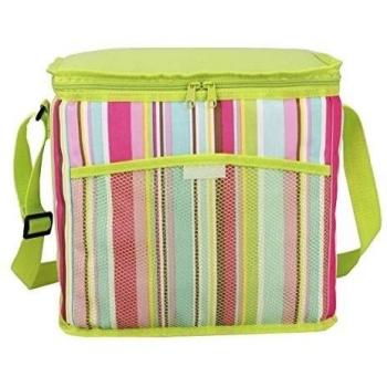 Nevera portatil poliester verde 31X17X28
